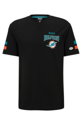 NFL Miami Dolphins Men's Quick Tag Athleisure T-Shirt - L