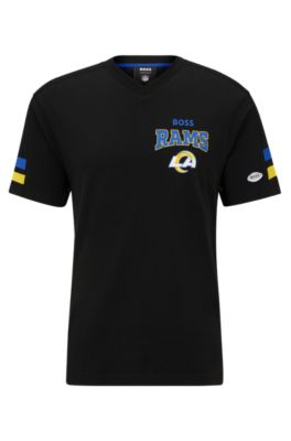 BOSS - BOSS x NFL cotton-blend T-shirt with collaborative branding
