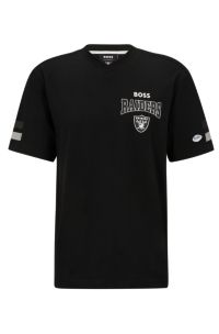 BOSS - BOSS x NFL cotton-blend T-shirt with collaborative branding