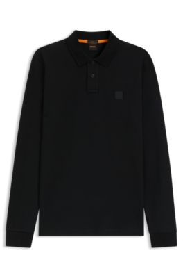 Stretch-cotton polo shirt a slim fit