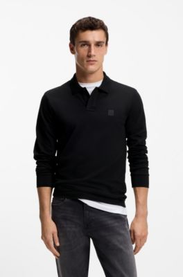 Stretch-cotton polo shirt a slim fit
