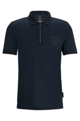 BOSS - Porsche x BOSS polo shirt in mercerized cotton