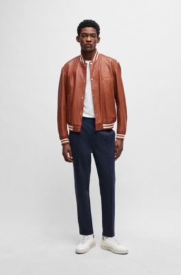 Camiseta Porsche x BOSS slim fit de algod&oacute;n mercerizado con detalle especial de la marca, Blanco