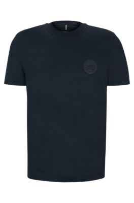 BOSS - Porsche x BOSS mercerized-cotton T-shirt with special branding