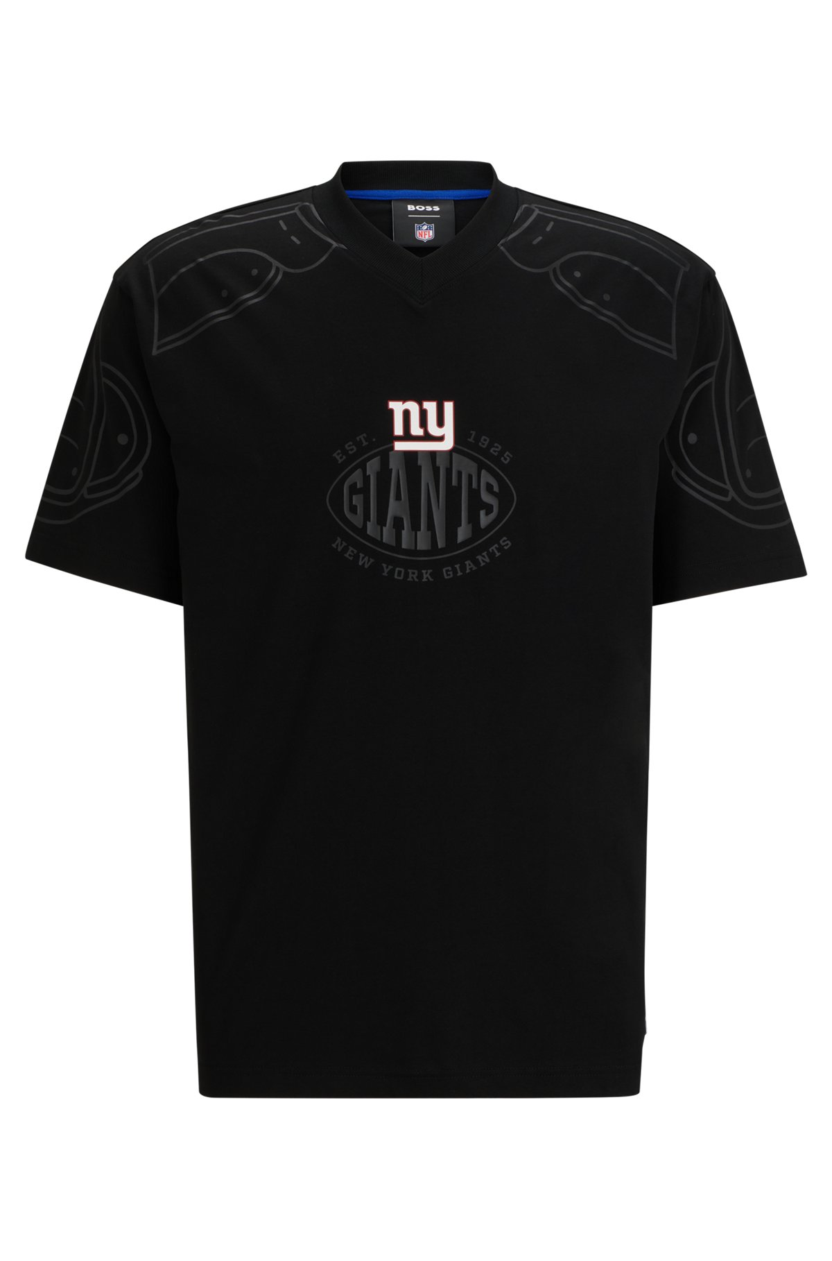 Boss x NFL Oversize-fit T-Shirt with Collaborative branding- Giants | Men's T-shirts Size S