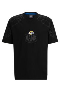 T-shirt Oversized Fit BOSS x NFL avec logo du partenariat, Rams