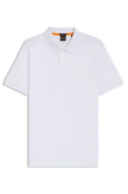 BOSS - Extra-slim-fit stretch-cotton shirt with logo tape