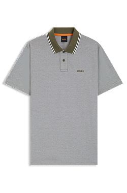 Polo Relaxed en piqué de coton Oxford