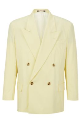 BOSS - Relaxed-fit gender-neutral jacket in cotton twill