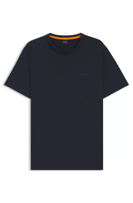Cotton jersey T-shirt with logo detail