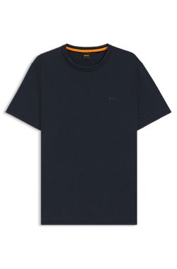 Cotton-jersey T-shirt with logo detail