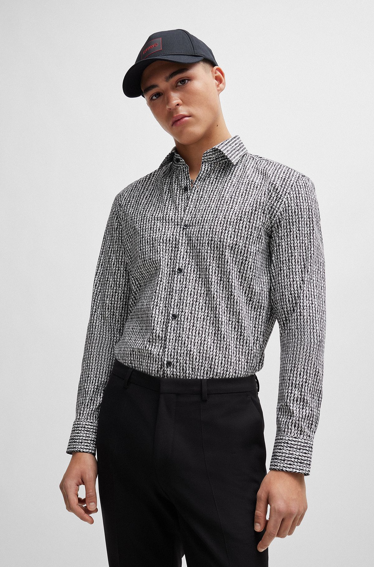 Shirts in White by HUGO BOSS