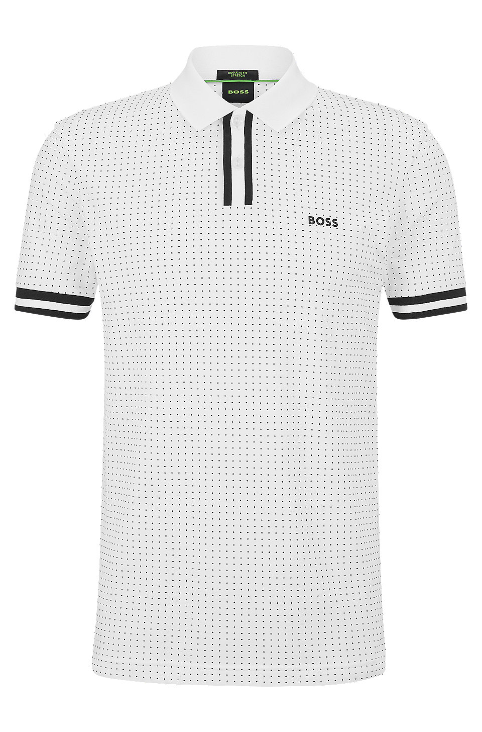 BOSS - Regular-fit polo shirt in stretch-cotton piqué