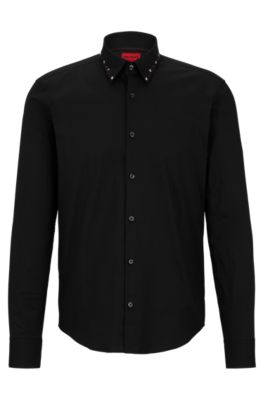 Hugo boss black shop shirt slim fit