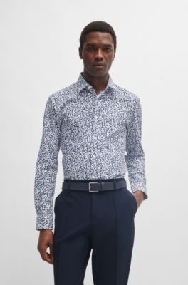 stretch material shirt