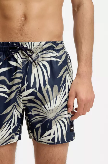 Swim trunks with allover print