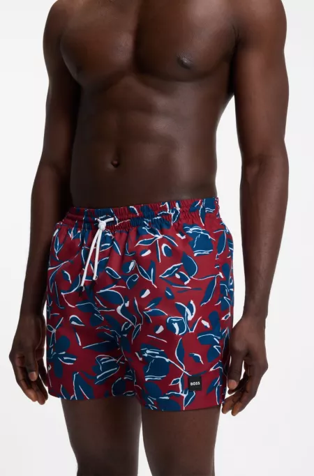 Printed swim shorts