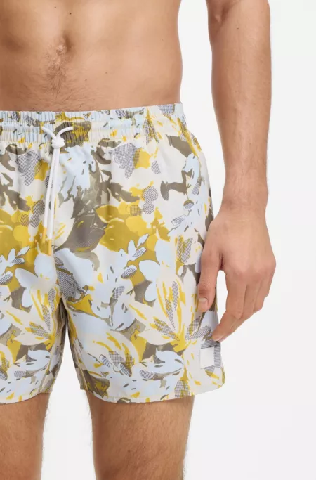 Swim trunks with allover print