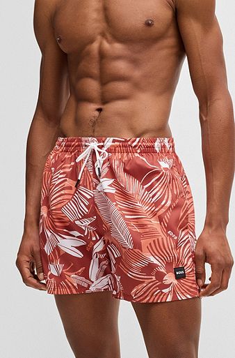 Swim Shorts in Orange by HUGO BOSS | Swim Shorts in Orange by HUGO BOSS |