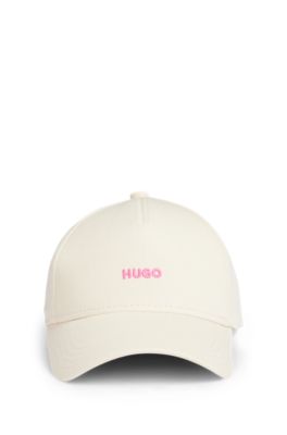Cotton-twill cap with embroidered logo, Light Beige
