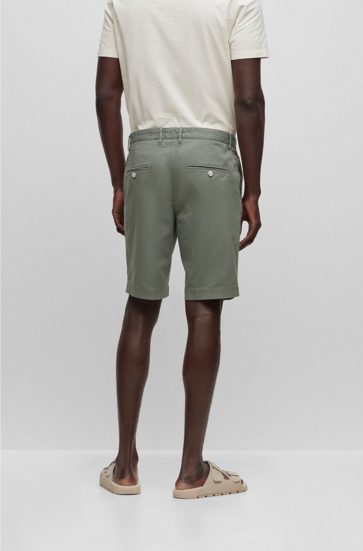 Technical Gabardine Tailored Bermuda Shorts - Ready to Wear