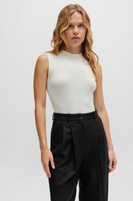 BOSS - Regular-fit trousers in virgin-wool twill