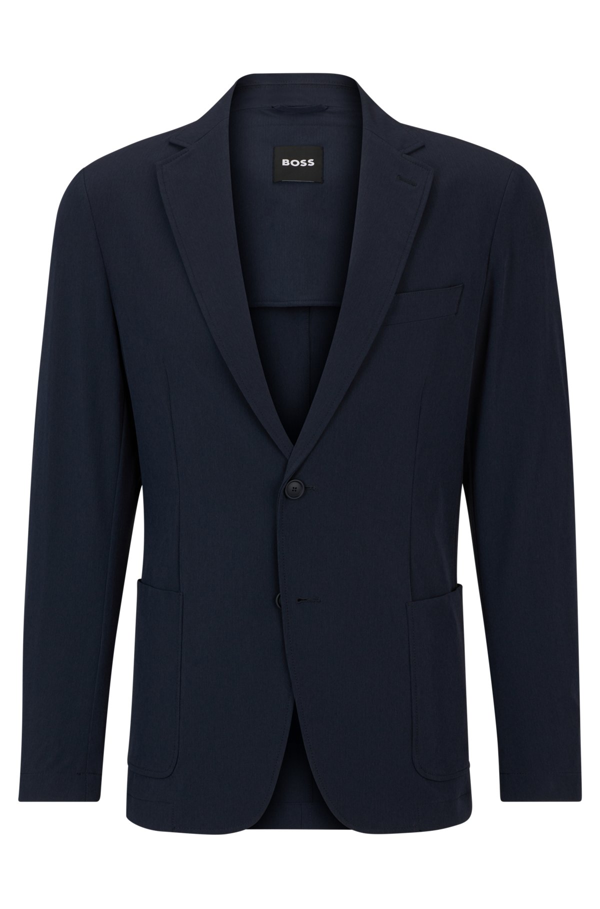 BOSS - Slim-fit jacket in performance-stretch material BOSS - Slim-fit jacket in performance-stretch material