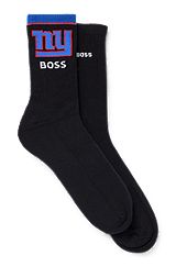 BOSS x NFL two-pack of cotton short socks, Giants