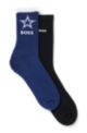 BOSS x NFL two-pack of cotton short socks, Cowboys