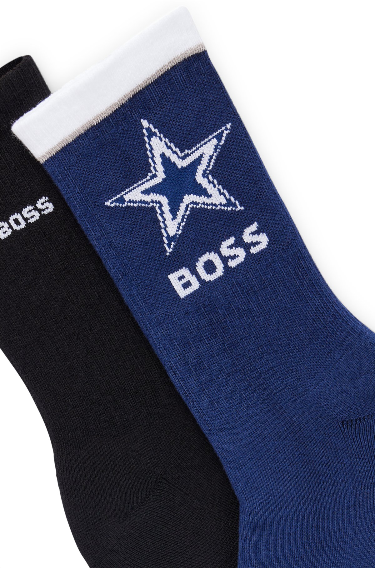 BOSS x NFL two-pack of cotton short socks, Cowboys