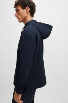 Sudadera Con Capucha Y Cremallera Stone Island Carbón Hombre - SS24 - US