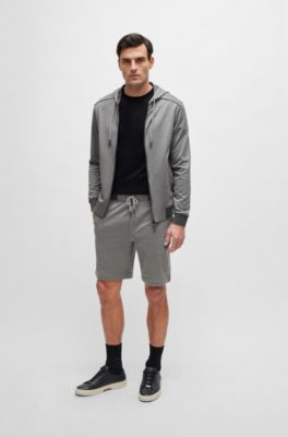 Regular-fit T-shirt in mercerized cotton, Black