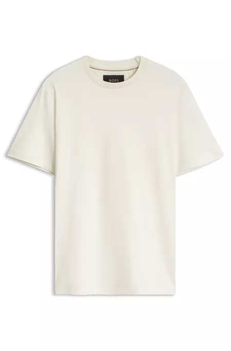 Crewneck T-shirt in mercerized Supima cotton