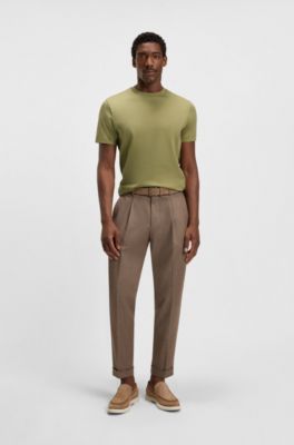 Camiseta regular fit de algod&oacute;n mercerizado, Cal