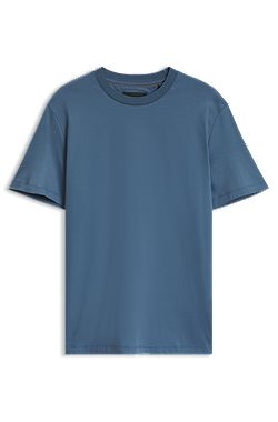 Crewneck T-shirt in mercerized Supima cotton