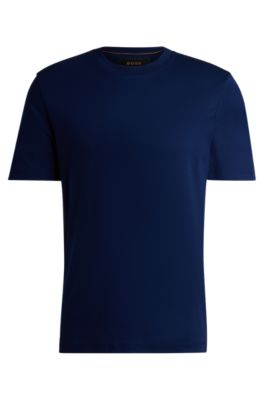 BOSS - Regular-fit crew-neck T-shirt in mercerized cotton