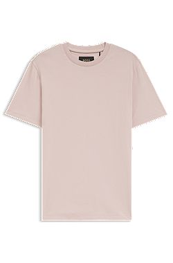 Crewneck T-shirt in mercerized Supima cotton