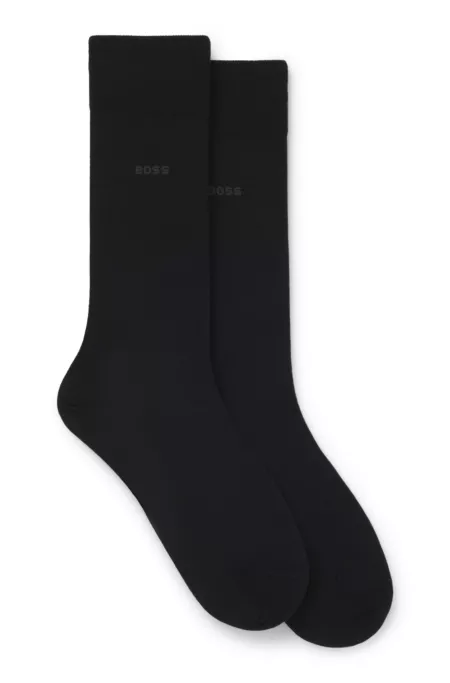 Two-pack of wool-blend socks in a regular length