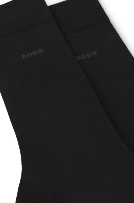 Two-pack of wool-blend socks in a regular length