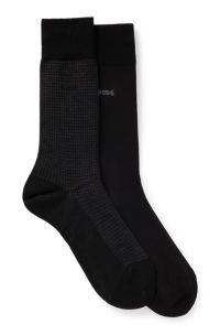 2 pares de calcetines cortos para hombre Boss 50467730 Medium Grey 031 