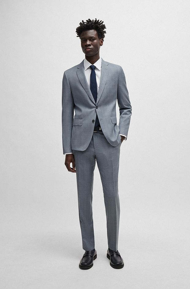 Tailored Fit Grey Suit