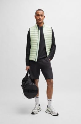 BOSS - Regular-fit sweater with contrast logo and crew neck 