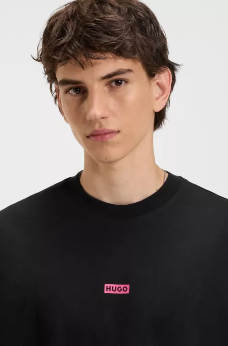 Logo-print T-shirt in cotton jersey