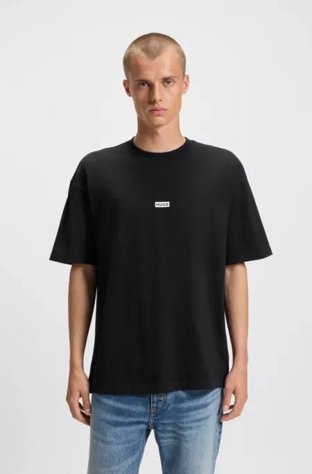 Logo-print T-shirt in cotton jersey