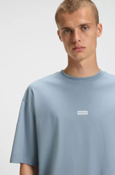 Logo-print T-shirt in cotton jersey