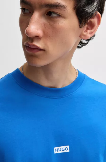 Logo-print T-shirt in cotton jersey