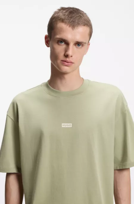 Logo-print T-shirt in cotton jersey