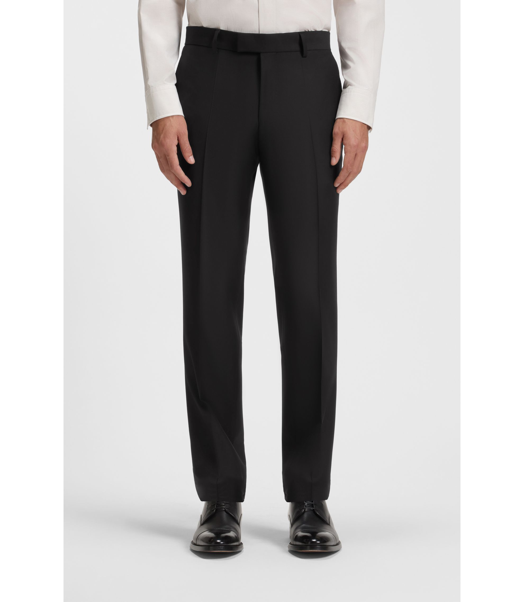 HUGO BOSS ブラック&ホワイト パンツ サイズ50 HUGO BOSS ブラック&ホワイト パンツ サイズ50