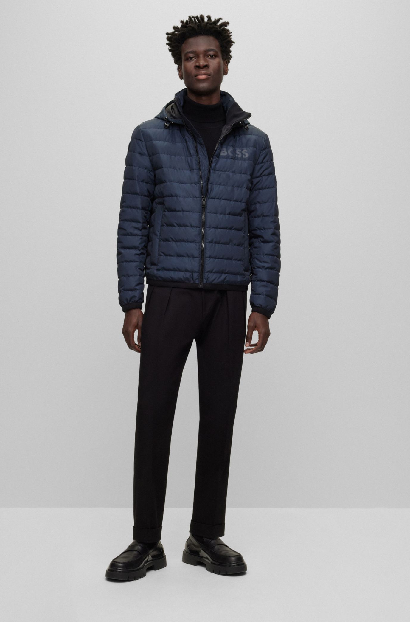 Boss mens puffer jacket online