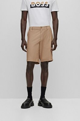 Hugo boss discount beige shorts